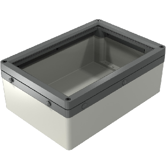 Coffret IP65, RAL 7038/RAL 7043, 230 x 330 x 153 mm (lxLxH)-Lire la description