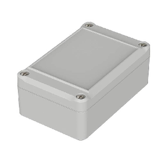 Boîtier, ABS, IP65, Gris clair, 98 x 64 x 38 mm-Lire la description