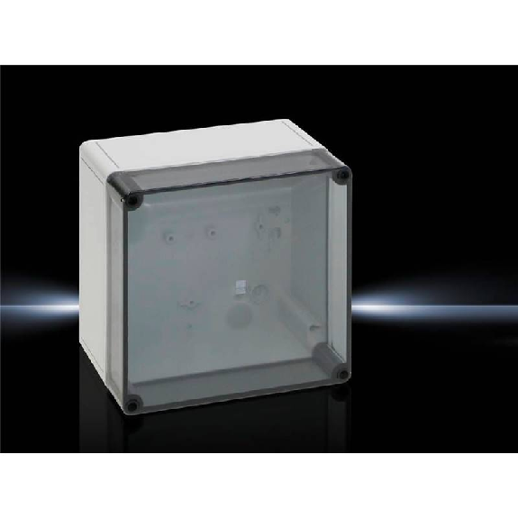Coffret - couvercle transparent 182x180x111mm (LxHxP)-Lire la description