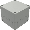 Boîtier, Thermoplastique PS, IP66, RAL 7035, 94 x 94 x 81 mm