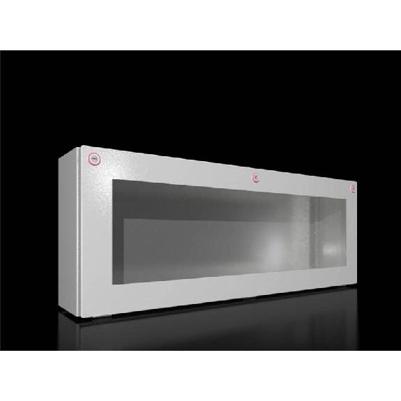 Coffret Bus-KX-acier-L800H300P155-IP65-vitre dans le couvercle Coffret Bus-KX-acier-L800H300P155-IP65-vitre dans le couvercle-Lire la description