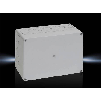 Coffret en polycarbonate RAL7035 180x110x90mm (LxHxP)-Lire la description