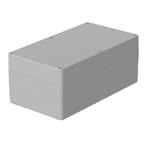 Boîtier, ABS, IP66, Gris clair, 360 x 200 x 149.5 mm-Lire la description