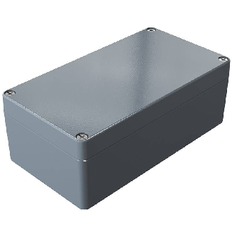 Coffret Alu std, IP66, RAL 7001, 120x220x81mm (HxLxP)-Lire la description