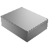 Boîtier Standard inox 304, 500x400x161mm (HxLxP), IP66