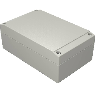 Coffret Aluform, IP66, RAL 7038, 100 x 160 x 61 mm (HxLxP)-Lire la description