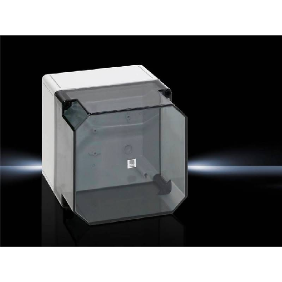 Coffret - couvercle transparent 182x180x165mm (LxHxP)-Lire la description