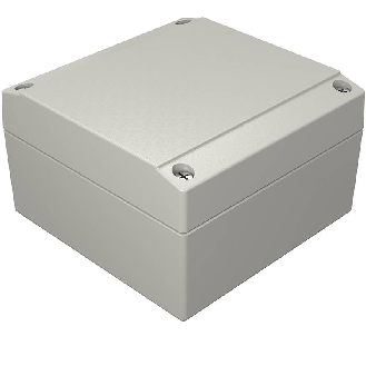 Coffret Aluform, IP66, RAL 7038, 100 x 100 x 61 mm (HxLxP)-Lire la description