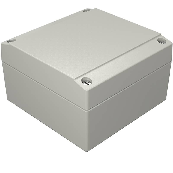 Coffret Aluform, IP66, RAL 7038, 100 x 100 x 61 mm (HxLxP)-Lire la description