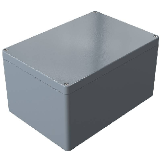 Coffret Alu std, IP66, RAL 7001, 230x330x181mm (HxLxP)-Lire la description