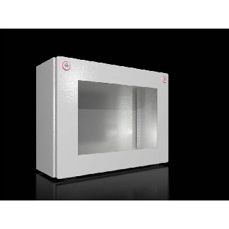 Coffret Bus-KX-acier-L400H300P155-IP65-vitre dans le couvercle-Lire la description