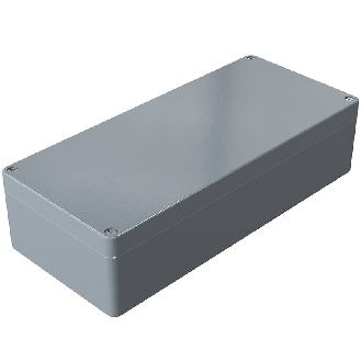 Coffret Alu std, IP66, RAL 7001, 160x360x91mm (HxLxP)-Lire la description