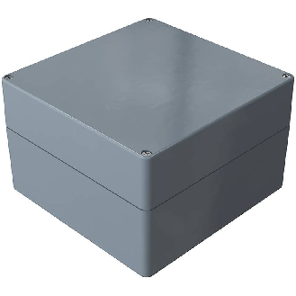 Coffret Polyester std, IP66, RAL 7000, 250x255x161mm (HxLxP)-Lire la description