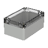 Boîtier, polycarbonate, IP66, Gris clair, 120 x 80 x 55 mm