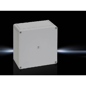 Coffret - couvercle gris 182x180x90mm (LxHxP)-Lire la description
