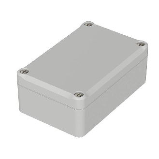 Boîtier, ABS, IP65, Gris clair, 68 x 64 x 38 mm-Lire la description
