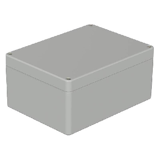 Boîtier, ABS, IP66, Gris clair, 160 x 120 x 75 mm-Lire la description