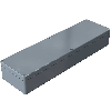 Coffret Polyester std, IP66, RAL 7000, 160x560x91mm (HxLxP)