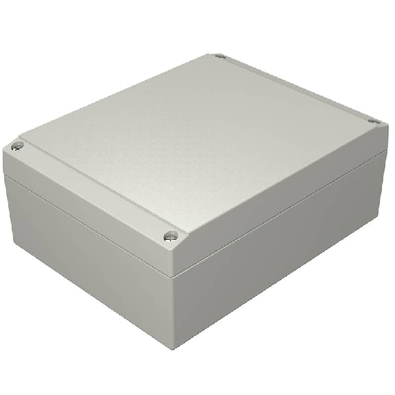 Coffret Aluform, IP66, RAL 7038, 140 x 180 x 71 mm (HxLxP)-Lire la description