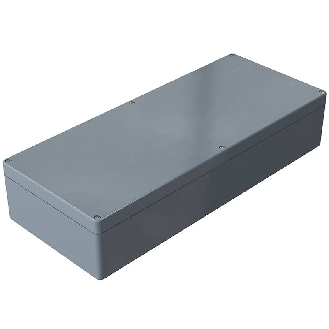 Coffret Polyester std, IP66, RAL 7000, 250x600x121mm (HxLxP)-Lire la description