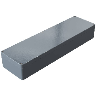 Coffret Alu std, IP66, RAL 7001, 160x560x91mm (HxLxP)-Lire la description