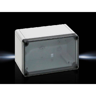 Coffret - couvercle transparent 180x110x90mm (LxHxP)-Lire la description
