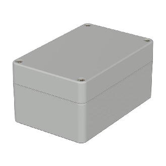 Boîtier, polycarbonate, IP66, Gris clair, 120 x 80 x 60 mm-Lire la description