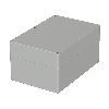 Boîtier, polycarbonate, IP66, Gris clair, 240.3 x 160.3 x 120 mm