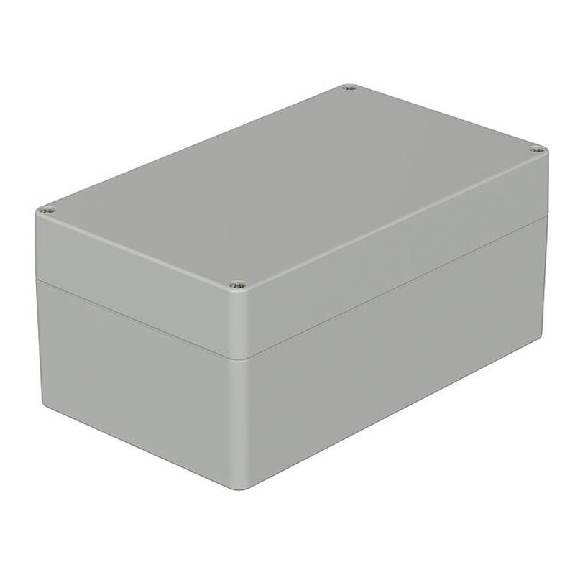 Boîtier, ABS, IP66, Gris clair, 200 x 120 x 90 mm-Lire la description