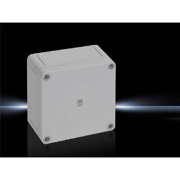 Coffret - couvercle gris 110x110x66mm (LxHxP) Coffret - couvercle gris 110x110x66mm (LxHxP)-Lire la description