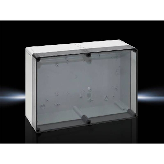 Coffret - couvercle transparent 360x254x111mm (LxHxP)-Lire la description