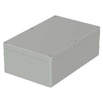 Boîtier, ABS, IP65, Gris clair, 250 x 160 x 90 mm-Lire la description