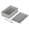 Boîtier, ABS, IP65, Gris clair, 250 x 160 x 90 mm