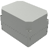 Boîtier, Thermoplastique PS, IP66, RAL 7035, 180 x 254 x 165 mm