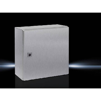 Coffret AE inox 304 avec plaque montage 380x380x210mm (LxHxP)-Lire la description