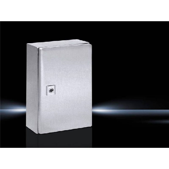 Coffret AE inox 304 avec plaque montage 200x300x120mm Coffret AE inox 304 avec plaque montage 200x300x120mm-Lire la description