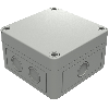Boîtier, Thermoplastique PS, IP66, RAL 7035, 94 x 94 x 57 mm