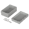 Boîtier, polycarbonate, IP66, Gris clair, 200 x 120 x 90 mm