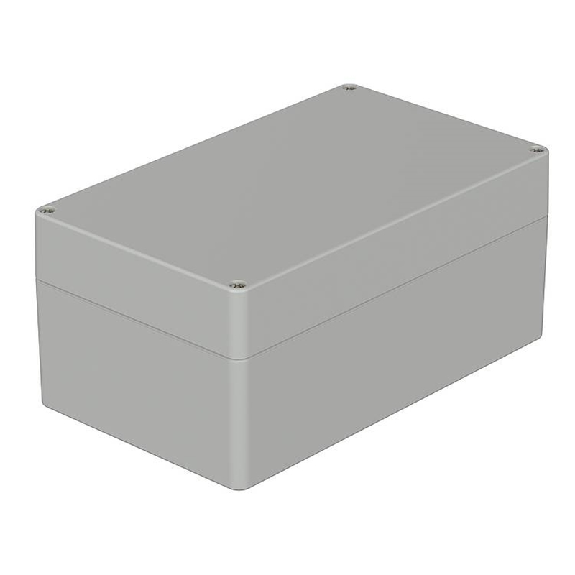 Boîtier, polycarbonate, IP66, Gris clair, 200 x 120 x 90 mm-Lire la description