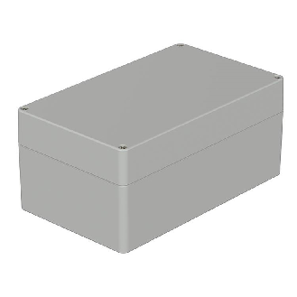 Boîtier, polycarbonate, IP66, Gris clair, 200 x 120 x 90 mm-Lire la description