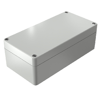 Coffret Polycarbonate std, IP66, RAL 7035, 80 x 160 x 55 mm (HxLxP)-Lire la description