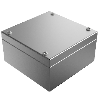 Boîtier Standard inox 304, 150x150x81mm (HxLxP), IP66-Lire la description