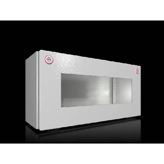 Coffret Bus-KX-acier-L400H200P155-IP65-vitre dans le couvercle-Lire la description