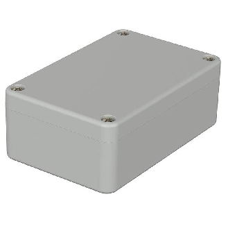 Boîtier, ABS, IP66, Gris clair, 98 x 64 x 36.4 mm-Lire la description