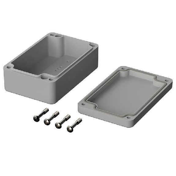Boîtier, ABS, IP66, Gris clair, 98 x 64 x 36.4 mm Boîtier, ABS, IP66, Gris clair, 98 x 64 x 36.4 mm-Lire la description