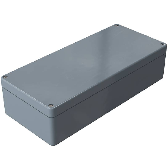 Coffret Polyester std, IP66, RAL 7000, 160x360x91mm (HxLxP)-Lire la description