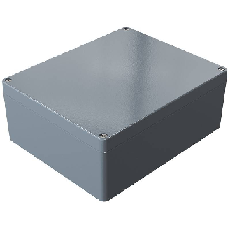 Coffret Alu std, IP66, RAL 7001, 230x280x111mm (HxLxP)-Lire la description