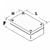 Coffret Alu std, IP66, RAL 7001, 230x280x111mm (HxLxP)