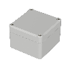 Boîtier, polycarbonate, IP65, Gris-blanc (RAL 7035) 82 x 80 x 57 mm