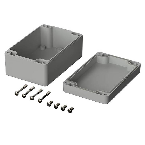 Boîtier, ABS, IP66, Gris clair, 120 x 80 x 60 mm-Lire la description